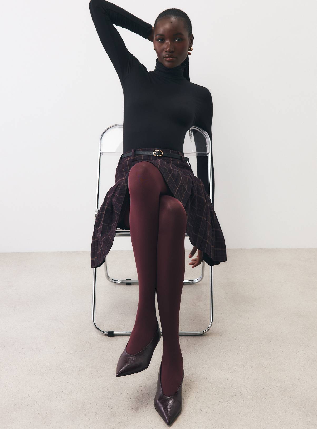 80 Denier Opaque Tights 3-Pack M - Image 1